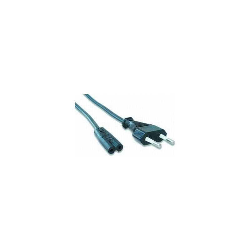 CABLU alimentare GEMBIRD casetofon, 1.8m, intrare Euro plug, iesire C7, 10A, certificare VDE, bulk, black, "PC-184-VDE" (timbru 