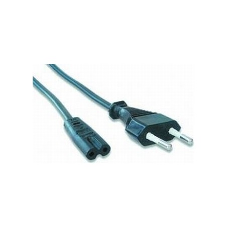 CABLU alimentare GEMBIRD casetofon, 1.8m, intrare Euro plug, iesire C7, 10A, certificare VDE, bulk, black, "PC-184-VDE" (timbru 