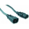 CABLU alimentare GEMBIRD prelungitor, 1.8m, intrare C14, iesire C13, 6A, bulk, black, "PC-189" (timbru verde 0.08 lei)