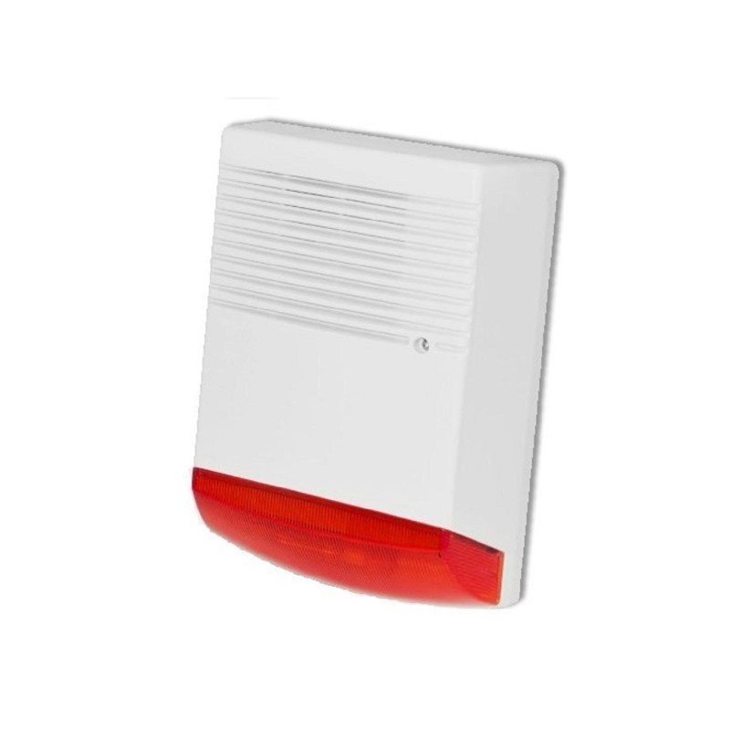 SIRENA Paradox, de exterior, 115dB, 1200mA, alb, "BS-OS359" (timbru verde 0.80 lei)
