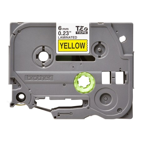 Banda Laminata Original Brother Black on Yellow, TZE611, pentru H105WB|P-TOUCH PT-E110VP|D400|D450|D600VP|E300VP|E550WVP|H110|H5