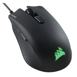 MOUSE CORSAIR, "Harpoon RGB Pro", gaming, cu fir, USB, optic, 12000 dpi, butoane/scroll 6/1, iluminare, butoane programabile, ne