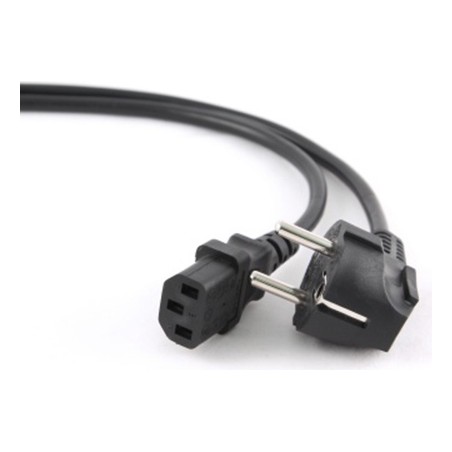 CABLU alimentare GEMBIRD 1.8m, intrare Shucko, iesire C13, 10A, certificare VDE, bulk, black, "PC-186-VDE"/45505980 (timbru verd