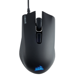 MOUSE CORSAIR, "Harpoon RGB Pro", gaming, cu fir, USB, optic, 12000 dpi, butoane/scroll 6/1, iluminare, butoane programabile, ne