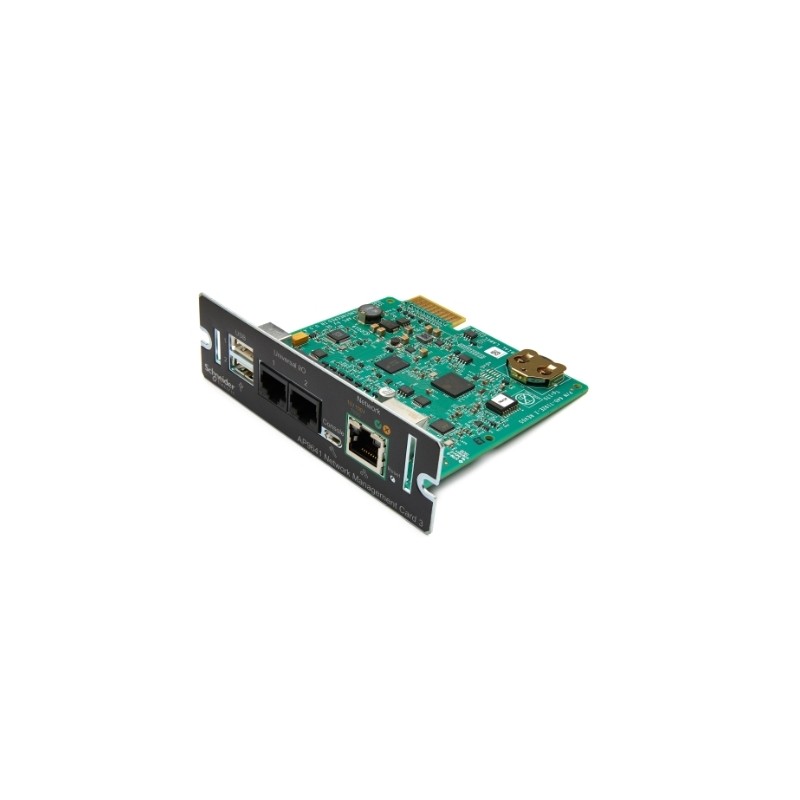 CARD management APC, interfata retea pt. UPS, 2 x USB, 1 x Gigabit, 2 x I/O porturi senzori mediu, "AP9641"