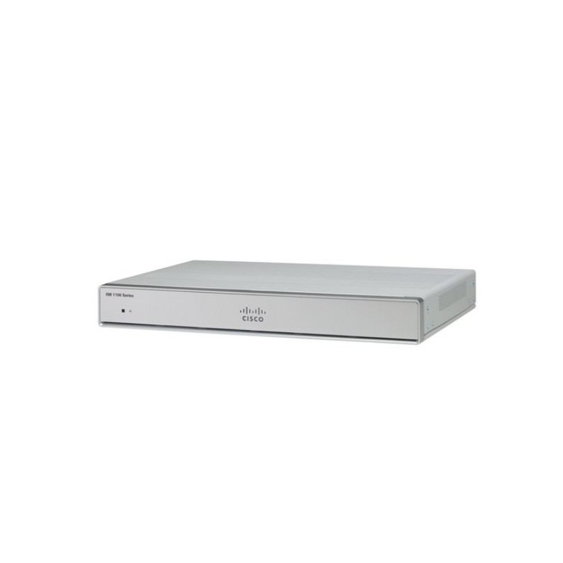 ROUTER CISCO ISR 1100, wired, port LAN 10/100/1000 x 4, port WAN 10/100/1000 x 1, "C1111-4P" (timbru verde 0.8 lei)