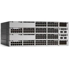 SWITCH CISCO, Catalyst 9300-24T-E, porturi Gigabit x 24, managed, rackabil da, carcasa metalica, "C9300-24T-E" (timbru verde 2 l