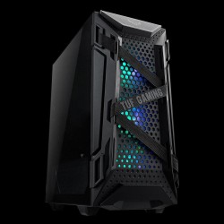 CARCASA ASUS, Middle Tower, ATX, "GT301 TUF", fara sursa, sticla securizata, 4 x fan, USB 3.0 x 2, Jack 3.5mm x 2, suport casti,