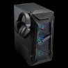 CARCASA ASUS, Middle Tower, ATX, "GT301 TUF", fara sursa, sticla securizata, 4 x fan, USB 3.0 x 2, Jack 3.5mm x 2, suport casti,