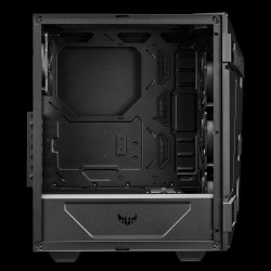CARCASA ASUS, Middle Tower, ATX, "GT301 TUF", fara sursa, sticla securizata, 4 x fan, USB 3.0 x 2, Jack 3.5mm x 2, suport casti,