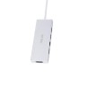 DOCKING Station Asus compatibil universal, conectare PC USB Type C, USB 3.0 x 2,  RJ-45, alb, "90XB067N-BDS000" (timbru verde 0.