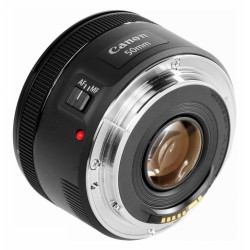 Obiectiv foto CANON, EF 50MM/F1.8 STM,NOPP, "AC0570C005AA" (timbru verde 0.18 lei)