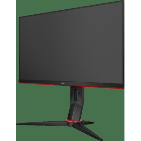 MONITOR AOC 23.8" gaming, IPS, Full HD (1920 x 1080), Wide, 250 cd/mp, 1 ms, HDMI x 2, DVI, DisplayPort, "24G2U/BK" (timbru verd