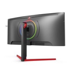 MONITOR AOC 35" gaming, VA, UWQHD (3440 x 1440), Ultra Wide, curbat, 1000 cd/mp, 2 ms, HDMI, DisplayPort x 2, "AG353UCG" (timbru