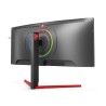 MONITOR AOC 35" gaming, VA, UWQHD (3440 x 1440), Ultra Wide, curbat, 1000 cd/mp, 2 ms, HDMI, DisplayPort x 2, "AG353UCG" (timbru