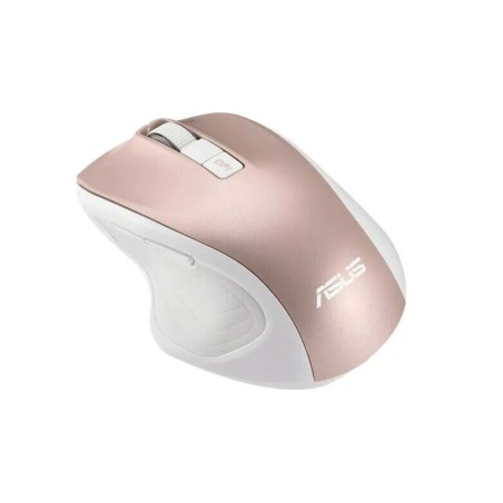 MOUSE Asus, "MW202", PC sau NB, wireless, 2.4GHz, optic, 4000 dpi, butoane/scroll 6/1, , alb / roz, "90XB066N-BMU010" (timbru ve