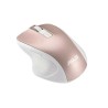 MOUSE Asus, "MW202", PC sau NB, wireless, 2.4GHz, optic, 4000 dpi, butoane/scroll 6/1, , alb / roz, "90XB066N-BMU010" (timbru ve