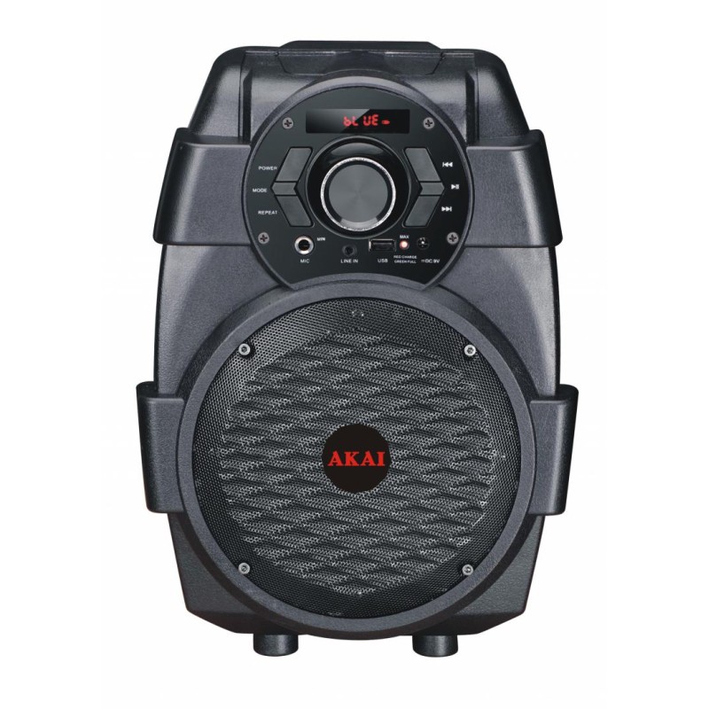 BOXE portabile AKAI, compact 1.0, RMS 10W, Micro SD card, Bluetooth, conector Bluetooth, Jack 3.5mm, USB, negru, "ABTS-806" (tim