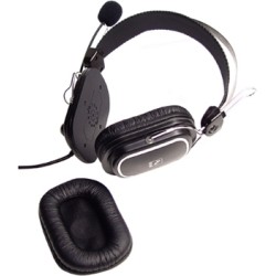 CASTI A4tech, "ComfortFIt", cu fir, standard, utilizare multimedia, microfon pe brat, conectare prin Jack 3.5 mm, negru, "HS-50"