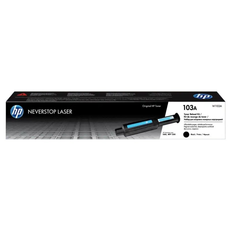 Toner Original HP Black, nr.103A, pentru NeverStop LaserJet 1000|1200, 2.5K, (timbru verde 1.2 lei) , "W1103A"
