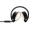 CASTI HP, "H2800", cu fir, standard, utilizare multimedia, smartphone, microfon pe fir, conectare prin Jack 3.5 mm, negru / auri