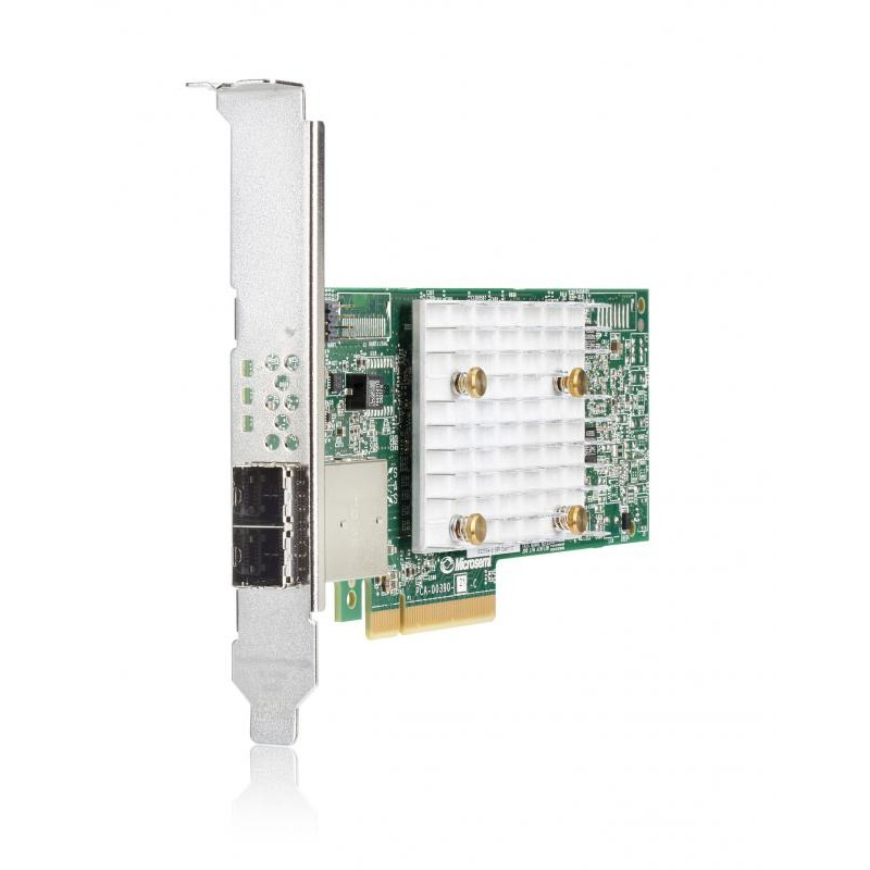 CONTROLLER RAID HP, E208e-P SR Gen10, port SAS extern x 8 (2 x 4 Mini-SAS HD), 12 Gb/s, PCIe 3.0, "804398-B21"