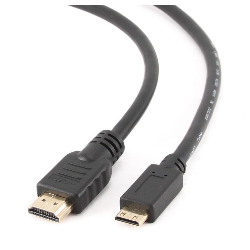CABLU video GEMBIRD, adaptor HDMI (T) la Mini-HDMI (Type C)(T), 3m, conectori auriti, rezolutie maxima 4K DCI (4096 x 2160) la 6