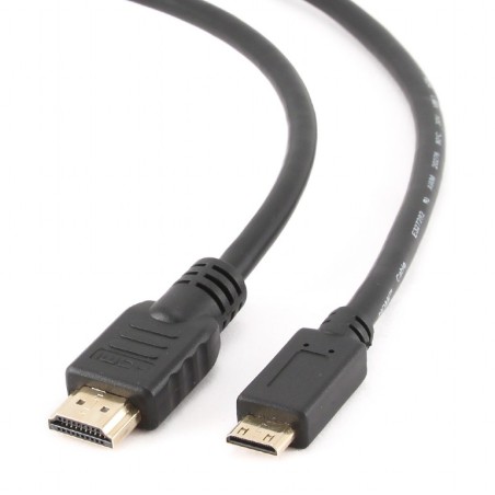 CABLU video GEMBIRD, adaptor HDMI (T) la Mini-HDMI (Type C)(T), 3m, conectori auriti, rezolutie maxima 4K DCI (4096 x 2160) la 6
