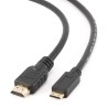 CABLU video GEMBIRD, adaptor HDMI (T) la Mini-HDMI (Type C)(T), 3m, conectori auriti, rezolutie maxima 4K DCI (4096 x 2160) la 6