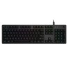 LOGITECH G512 Carbon RGB Mechanical Gaming Keyboard, GX Blue - CARBON - US INTL - USB - INTNL - G512 CLICKY (timbru verde 0.8 le