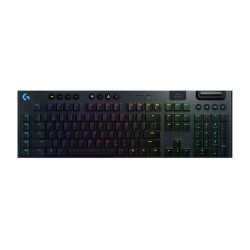 TASTATURA LOGITECH - gaming, "G915", wireless, cu fir, 121 taste format standard (104-108 taste), Bluetooth, Wireless (2.4 GHz) 