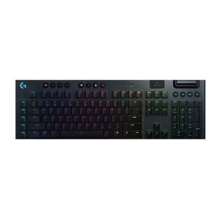 TASTATURA LOGITECH - gaming, "G915", wireless, cu fir, 121 taste format standard (104-108 taste), Bluetooth, Wireless (2.4 GHz) 