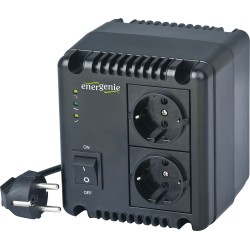 AVR GEMBIRD  1000VA/ 600W, 2 x socket Schuko, indicatie status cu LED, sinusoida pura, "EG-AVR-1001"i)  (timbru verde 4 lei)