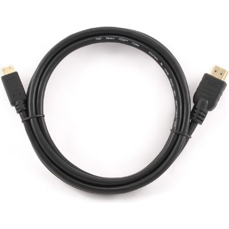 CABLU video GEMBIRD, adaptor HDMI (T) la Mini-HDMI (Type C)(T), 1.8m, rezolutie maxima 4K DCI (4096 x 2160) la 60 Hz, negru, "CC