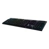TASTATURA LOGITECH - gaming, "G915", wireless, cu fir, 121 taste format standard (104-108 taste), Bluetooth, Wireless (2.4 GHz) 