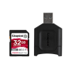 CARD READER  KINGSTON, 32 GB, SDXC, clasa 10, standard UHS-II U3, "MLPR2/32GB" (timbru verde 0.03 lei)