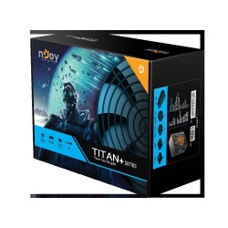 SURSA NJOY  TITAN+, 500 W, ATX 12V V2.3, fan 120 mm x 1, 80 PLUS Bronze - compatibila, "PSAT5050A20CUCO01B" (timbru verde 2 lei)