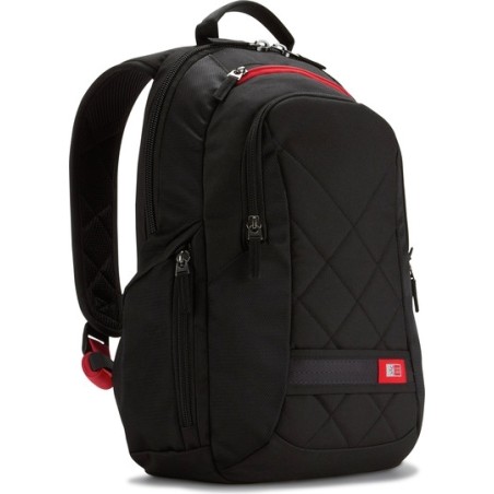 RUCSAC CASE LOGIC, pt. notebook de max. 14.1 inch, 1 compartiment, buzunar frontal x 2 | buzunar lateral x 2, waterproof, polies