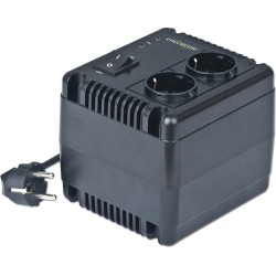 AVR GEMBIRD  1000VA/ 600W, 2 x socket Schuko, indicatie status cu LED, sinusoida pura, "EG-AVR-1001"i)  (timbru verde 4 lei)