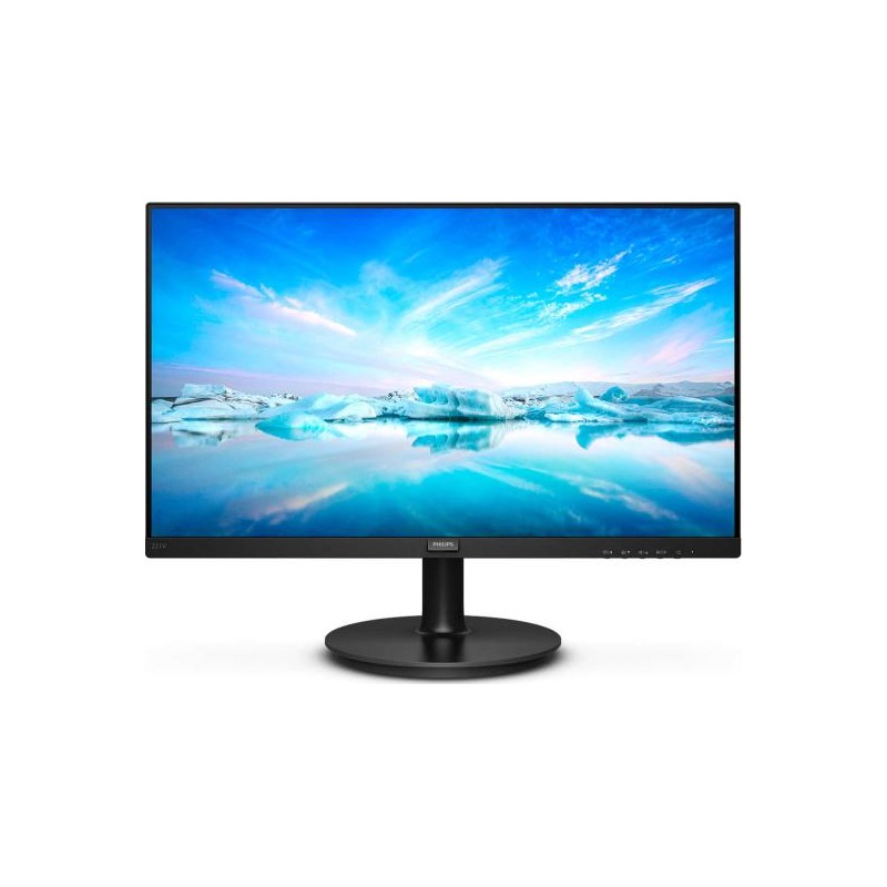 Monitor Philips 21.5" VA FHD 1920x1080 75Hz 4ms FlickerFree Boxe 2Wx2 VGA HDMI 221V8A/00 ( timbru verde 7 lei )