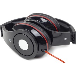 CASTI Gembird, "Detroit", cu fir, standard, utilizare multimedia, smartphone, microfon pe fir, conectare prin Jack 3.5 mm, negru