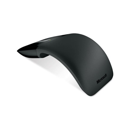 MOUSE MICROSOFT, "Touch Black", PC sau NB, wireless, 2.4GHz, optic, 1000 dpi, butoane/scroll 2/touch, modificare forma, negru, "