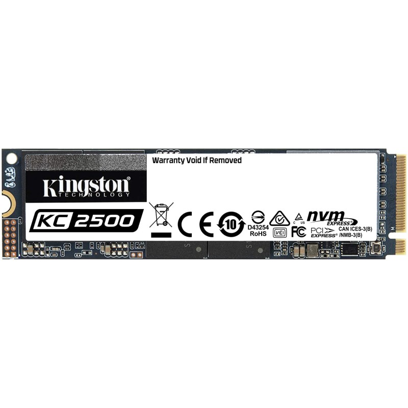 SSD KINGSTON, KC2500, 500 GB, M.2, PCIe Gen3.0 x4, 3D TLC Nand, R/W: 3500/2900 MB/s, "SKC2500M8/500G"