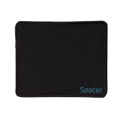 MousePAD SPACER, cauciuc si material textil, cusut pe margine, 220 x 180 x 2 mm, negru "SP-PAD-S" 45506698