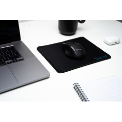 MousePAD SPACER, cauciuc si material textil, cusut pe margine, 220 x 180 x 2 mm, negru "SP-PAD-S" 45506698