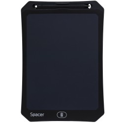 TABLETA LED SPACER pentru scris si desenat, interactiva, e-learning, 10 display, black, baterie CR2025 "SPTB-LED-10"   (timbru v