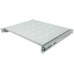 RAFT CULISANT INTELLINET 1U pentru rack 19", adancime 350mm, pentru cabinete cu adancime de 600-800mm, sarcina maxima 35Kg, vops