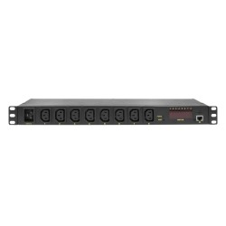 PDU LOGILINK 1U pt. rack 19 inch, 8 prize IEC, intrare IEC, max 16 A, protectie suprasarcina SI impotriva trasnetului, "PDU8P01"