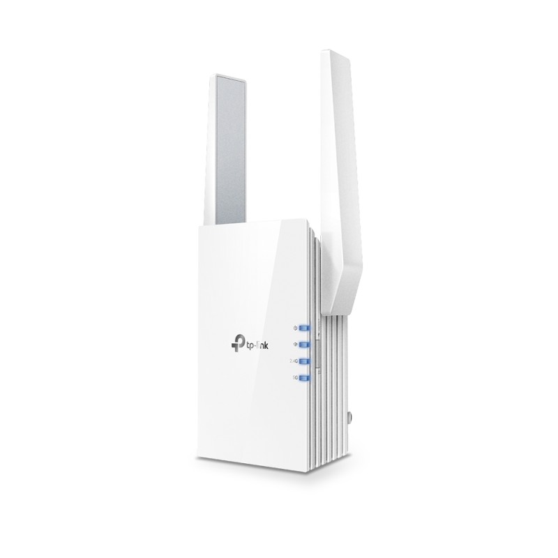 RANGE EXTENDER TP-LINK wireless  1500Mbps, 1 port Gigabit,  2 antene externe, 2.4 / 5Ghz dual band, Wi-Fi 6, "RE505X" (timbru ve