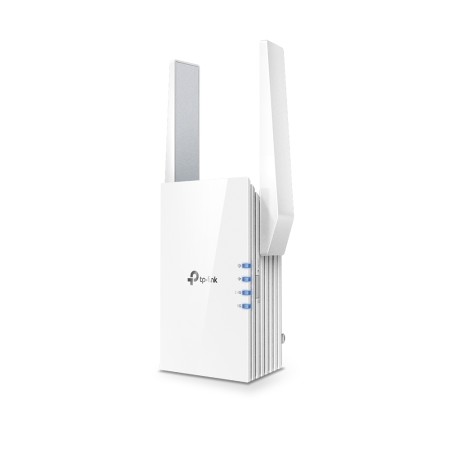 RANGE EXTENDER TP-LINK wireless  1500Mbps, 1 port Gigabit,  2 antene externe, 2.4 / 5Ghz dual band, Wi-Fi 6, "RE505X" (timbru ve